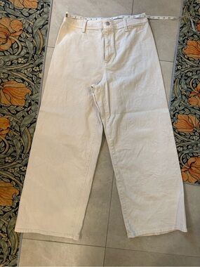 Target Women's Wide-Leg Jeans in Cream